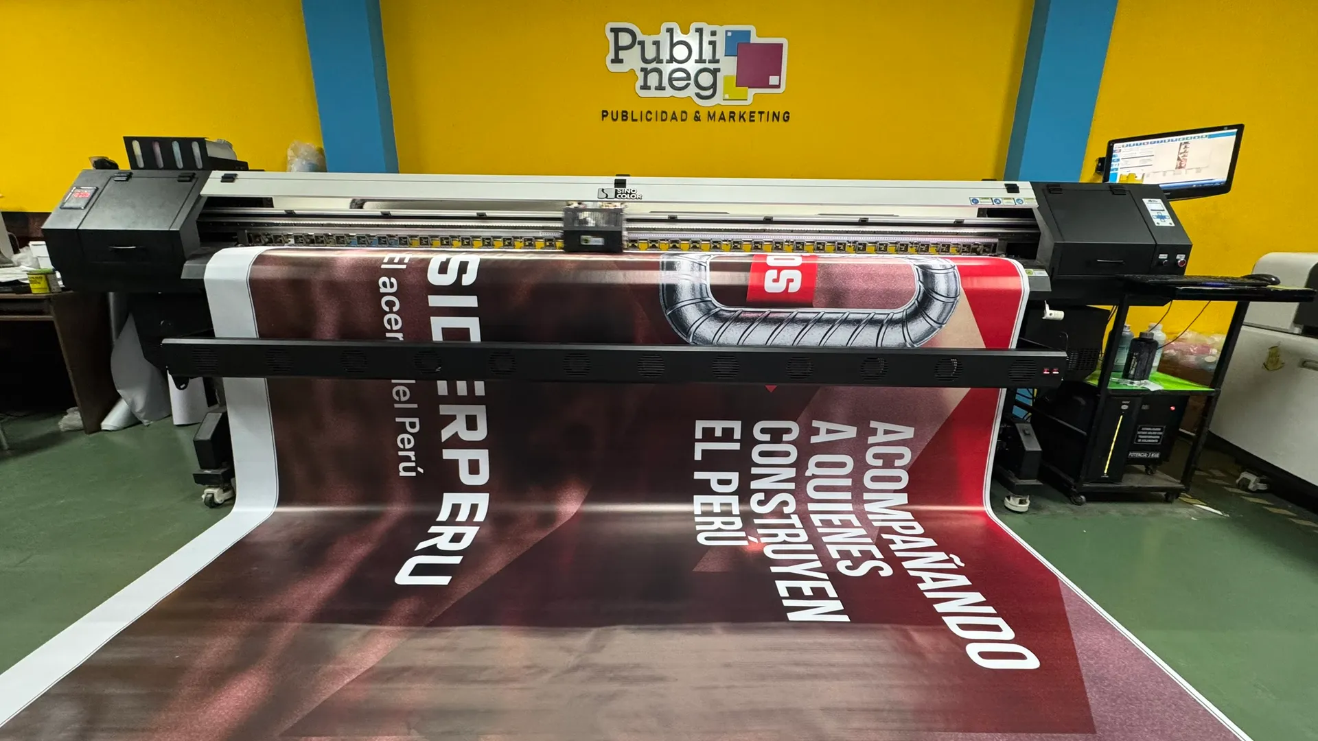 Producción en planta de Publineg